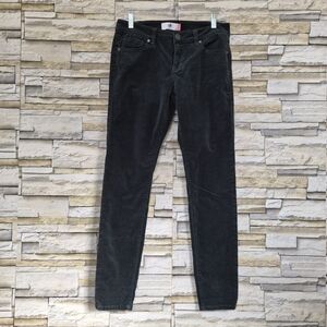 ​Cabi Jeans Women Size 4 Hunter Green Skinny Corduroy Stretch Fall Soft Textured
